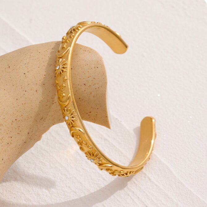 Pulsera Constelación Bañada En Oro De 18k 3