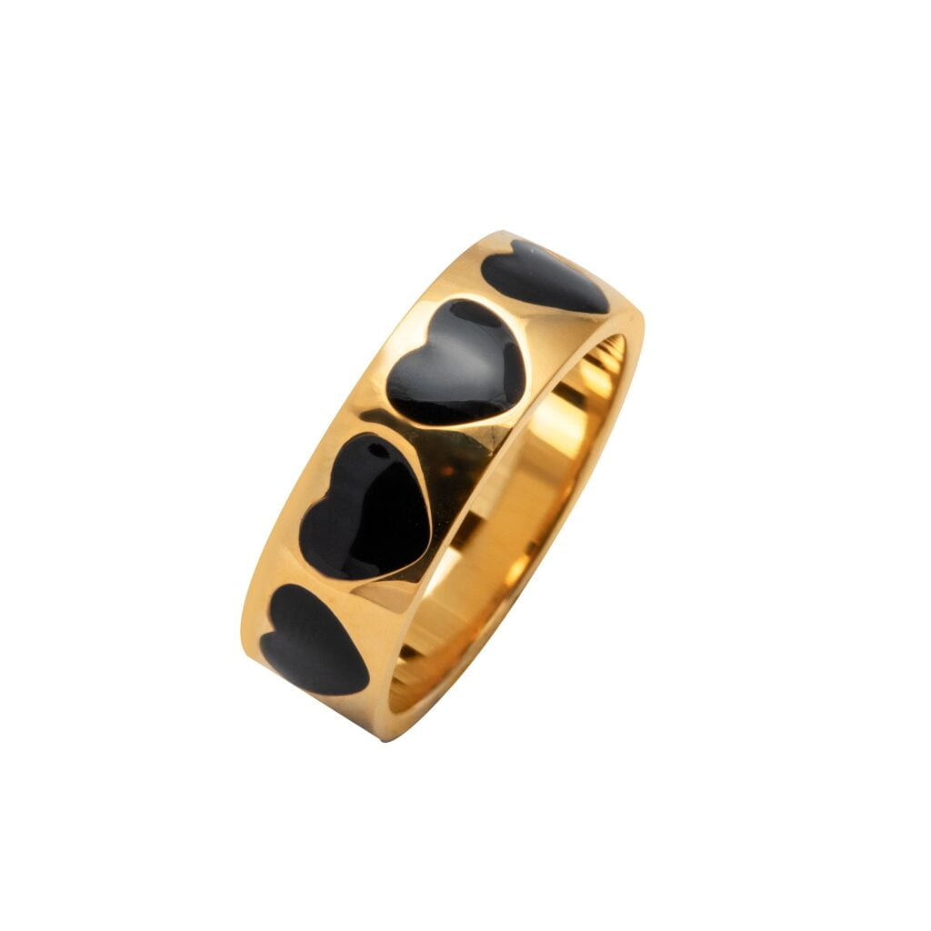 Black Heart Ring